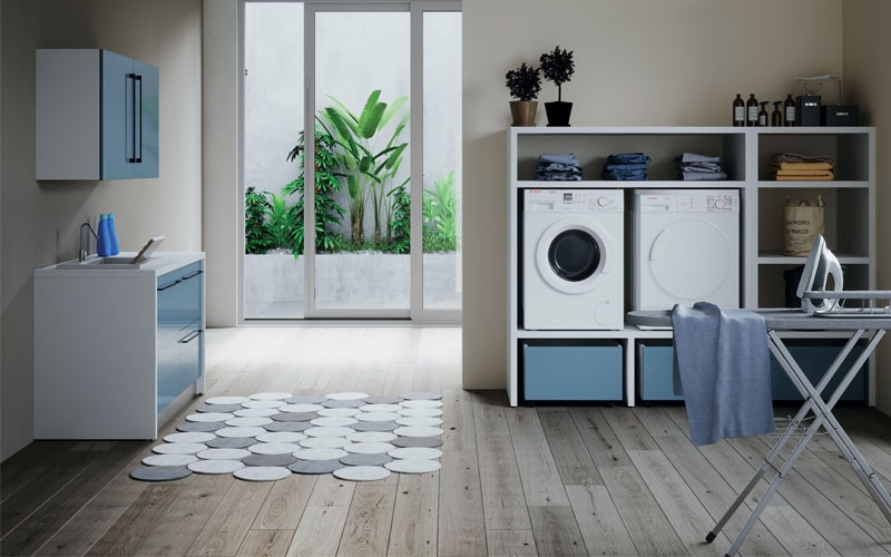 mobili modulari per lavanderia domestica casalinga